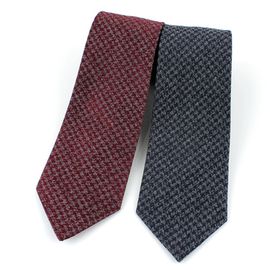 [MAESIO] KSK2590 Wool Silk Houndstooth Necktie 8cm 2Color _ Men's Ties Formal Business, Ties for Men, Prom Wedding Party, All Made in Korea